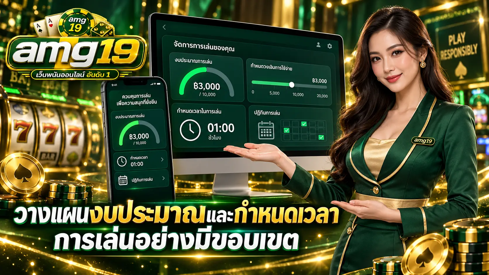 วางแผนงบประมาณและกำหนดเวลาการเล่นอย่างมีขอบเขต